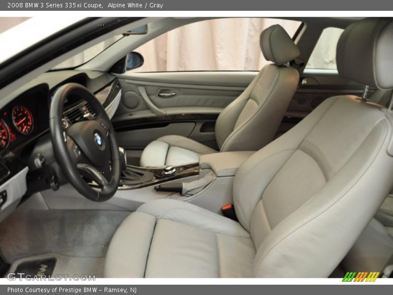 Alpine White / Gray 2008 BMW 3 Series 335xi Coupe