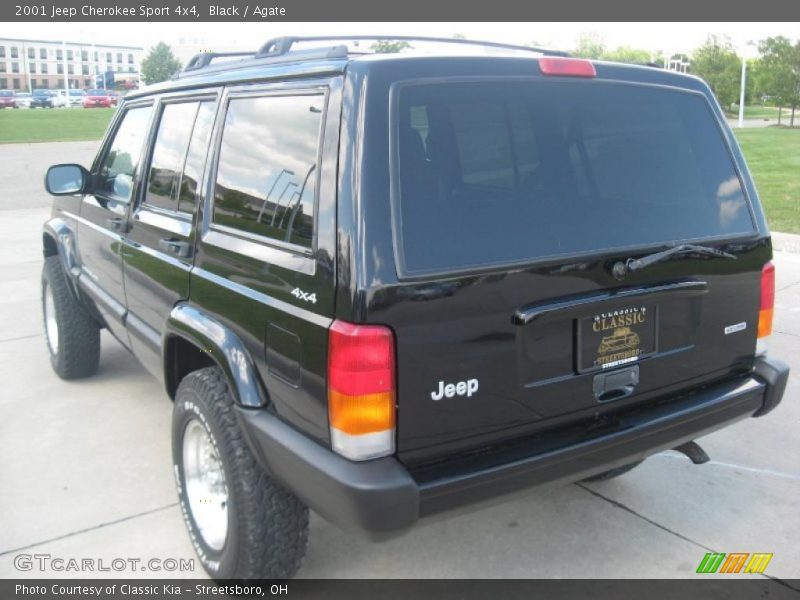 Black / Agate 2001 Jeep Cherokee Sport 4x4