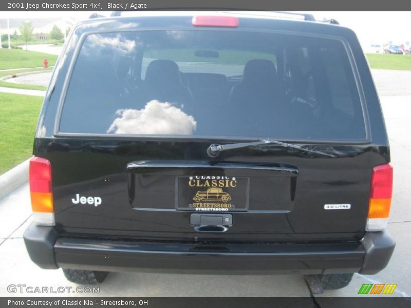 Black / Agate 2001 Jeep Cherokee Sport 4x4