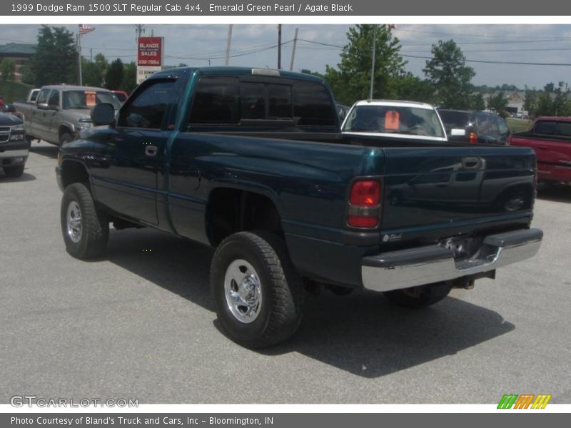 Emerald Green Pearl / Agate Black 1999 Dodge Ram 1500 SLT Regular Cab 4x4