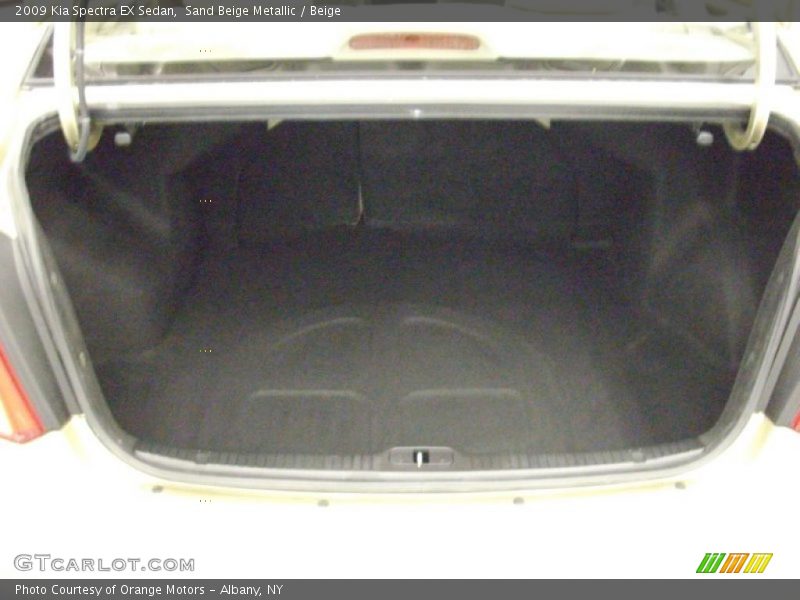 Sand Beige Metallic / Beige 2009 Kia Spectra EX Sedan