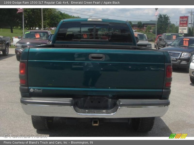 Emerald Green Pearl / Agate Black 1999 Dodge Ram 1500 SLT Regular Cab 4x4