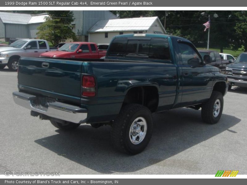 Emerald Green Pearl / Agate Black 1999 Dodge Ram 1500 SLT Regular Cab 4x4