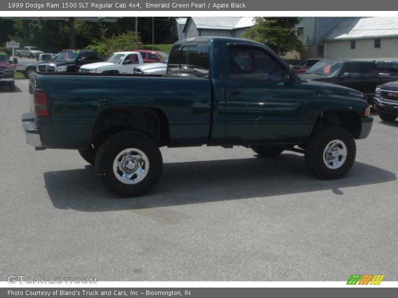 Emerald Green Pearl / Agate Black 1999 Dodge Ram 1500 SLT Regular Cab 4x4