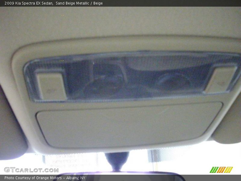 Sand Beige Metallic / Beige 2009 Kia Spectra EX Sedan