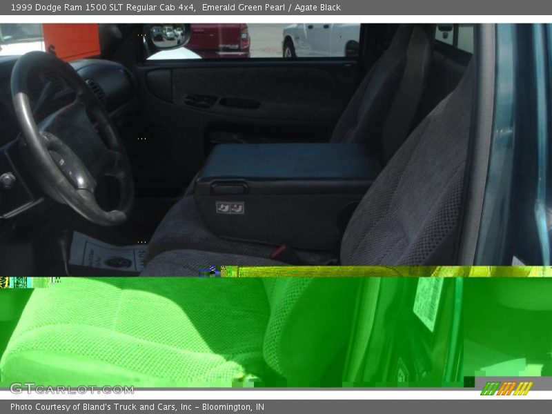 Emerald Green Pearl / Agate Black 1999 Dodge Ram 1500 SLT Regular Cab 4x4