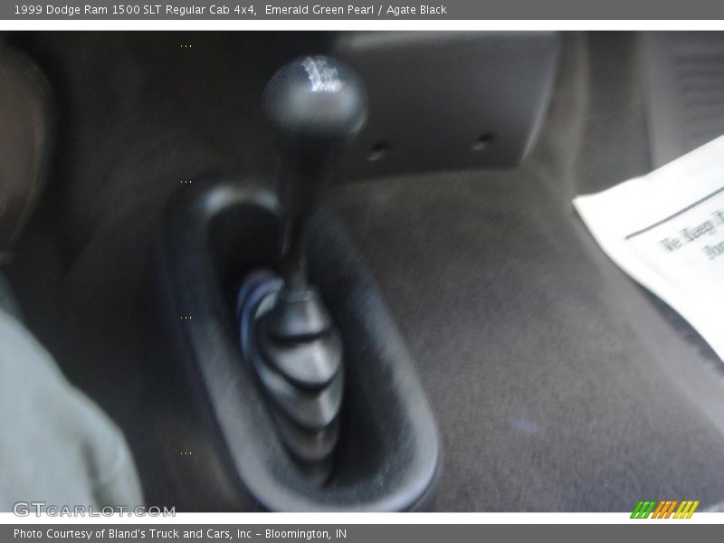 Emerald Green Pearl / Agate Black 1999 Dodge Ram 1500 SLT Regular Cab 4x4