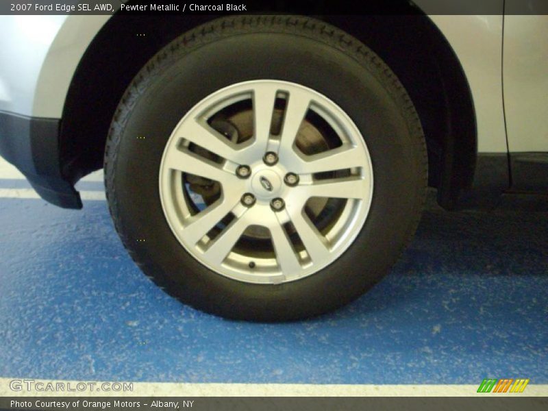 Pewter Metallic / Charcoal Black 2007 Ford Edge SEL AWD