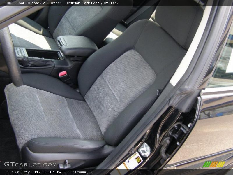 Obsidian Black Pearl / Off Black 2006 Subaru Outback 2.5i Wagon