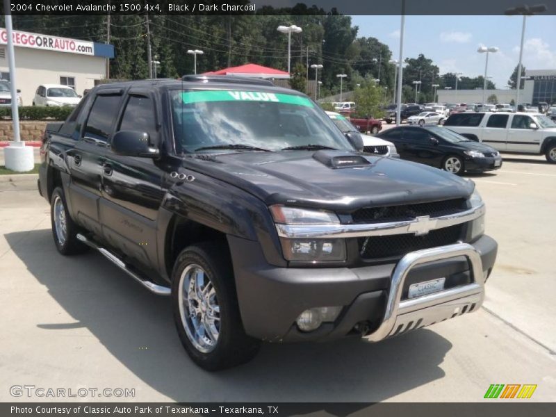 Black / Dark Charcoal 2004 Chevrolet Avalanche 1500 4x4