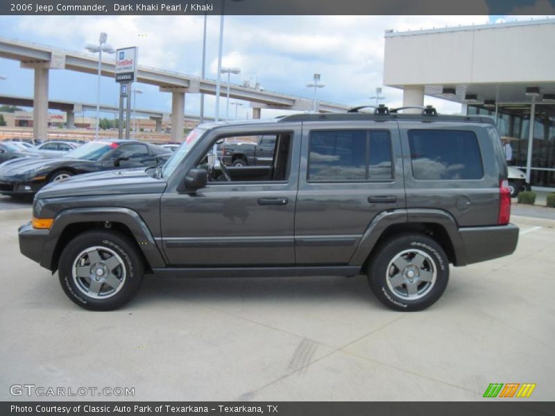 Dark Khaki Pearl / Khaki 2006 Jeep Commander