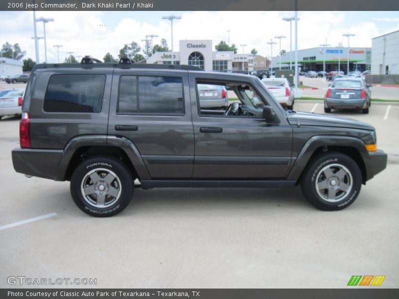 Dark Khaki Pearl / Khaki 2006 Jeep Commander