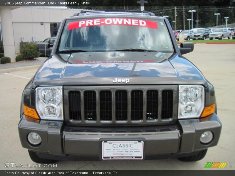 Dark Khaki Pearl / Khaki 2006 Jeep Commander