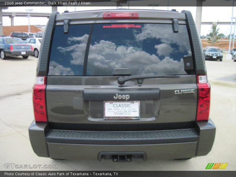 Dark Khaki Pearl / Khaki 2006 Jeep Commander