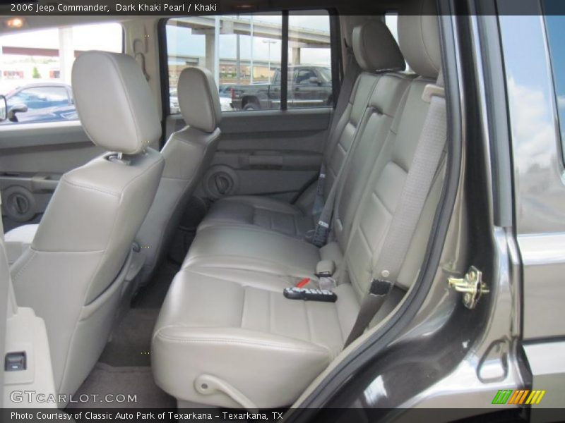 Dark Khaki Pearl / Khaki 2006 Jeep Commander