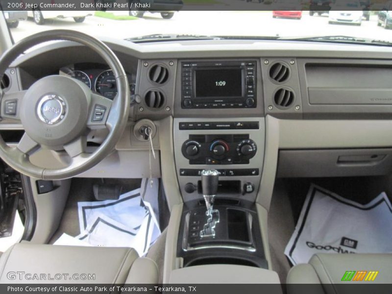 Dark Khaki Pearl / Khaki 2006 Jeep Commander