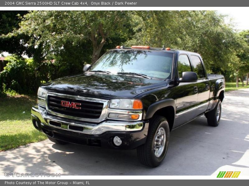 Onyx Black / Dark Pewter 2004 GMC Sierra 2500HD SLT Crew Cab 4x4