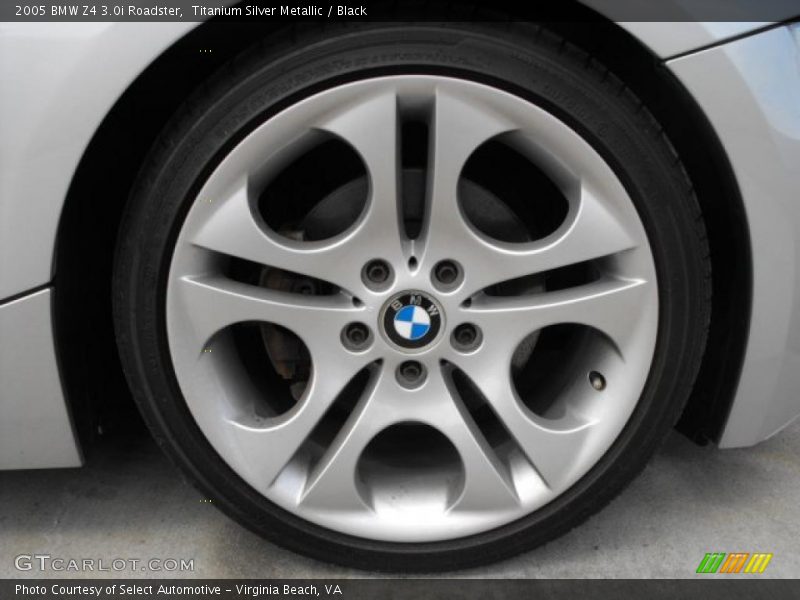 Titanium Silver Metallic / Black 2005 BMW Z4 3.0i Roadster