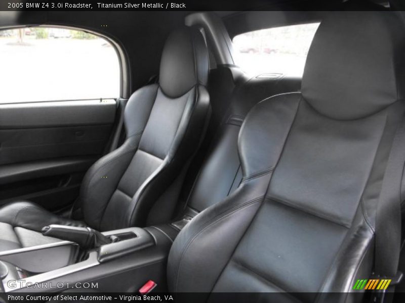 Titanium Silver Metallic / Black 2005 BMW Z4 3.0i Roadster
