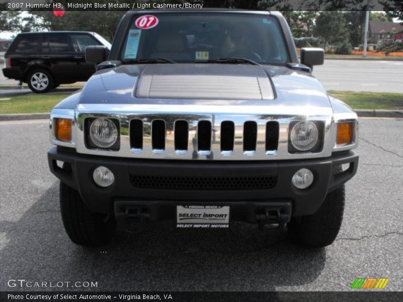 Midnight Blue Metallic / Light Cashmere/Ebony 2007 Hummer H3