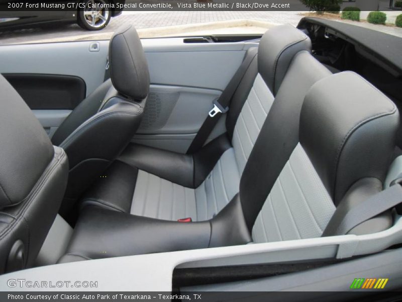Vista Blue Metallic / Black/Dove Accent 2007 Ford Mustang GT/CS California Special Convertible