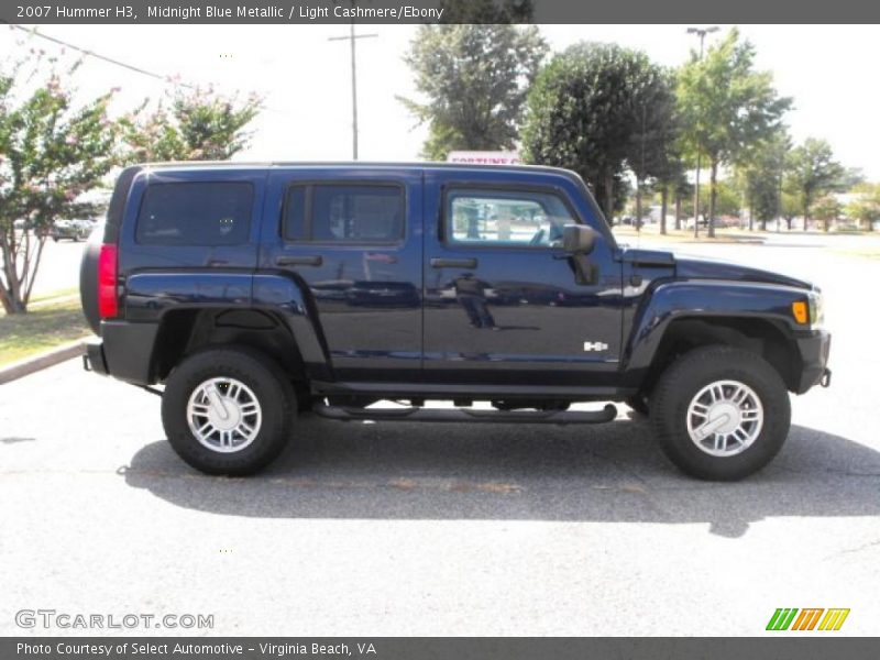 Midnight Blue Metallic / Light Cashmere/Ebony 2007 Hummer H3