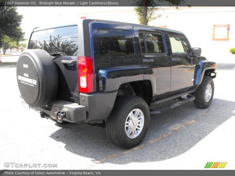 Midnight Blue Metallic / Light Cashmere/Ebony 2007 Hummer H3