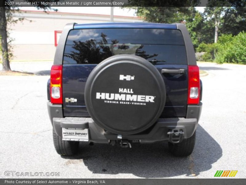 Midnight Blue Metallic / Light Cashmere/Ebony 2007 Hummer H3