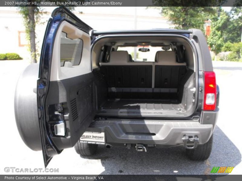 Midnight Blue Metallic / Light Cashmere/Ebony 2007 Hummer H3