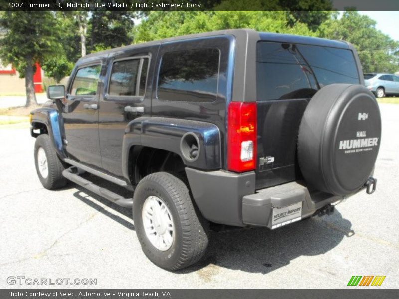 Midnight Blue Metallic / Light Cashmere/Ebony 2007 Hummer H3