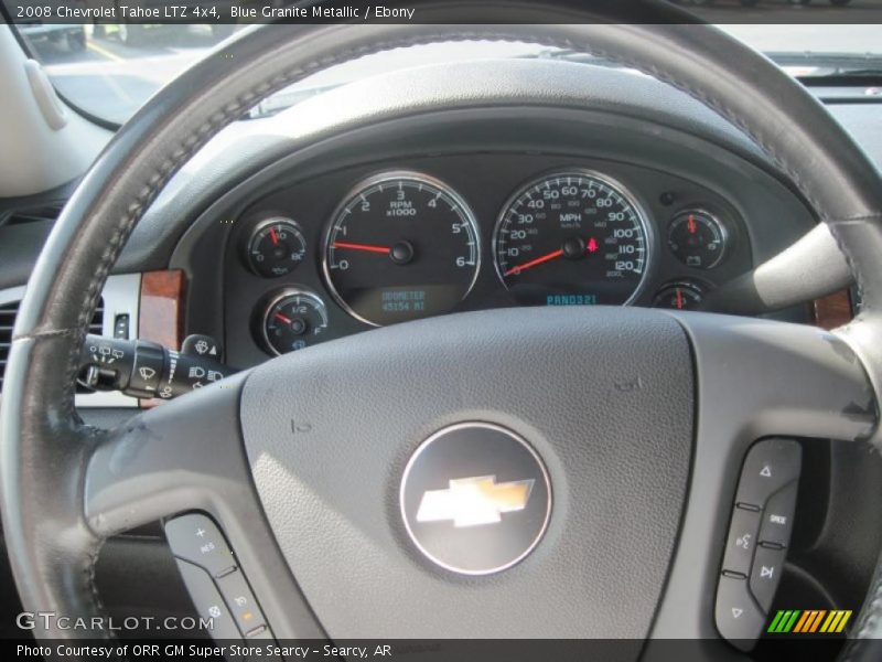 Blue Granite Metallic / Ebony 2008 Chevrolet Tahoe LTZ 4x4