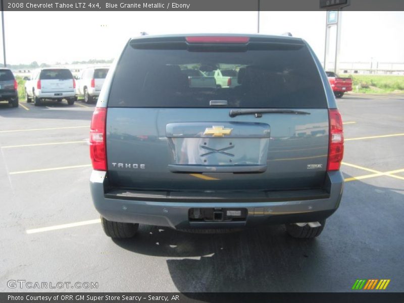 Blue Granite Metallic / Ebony 2008 Chevrolet Tahoe LTZ 4x4