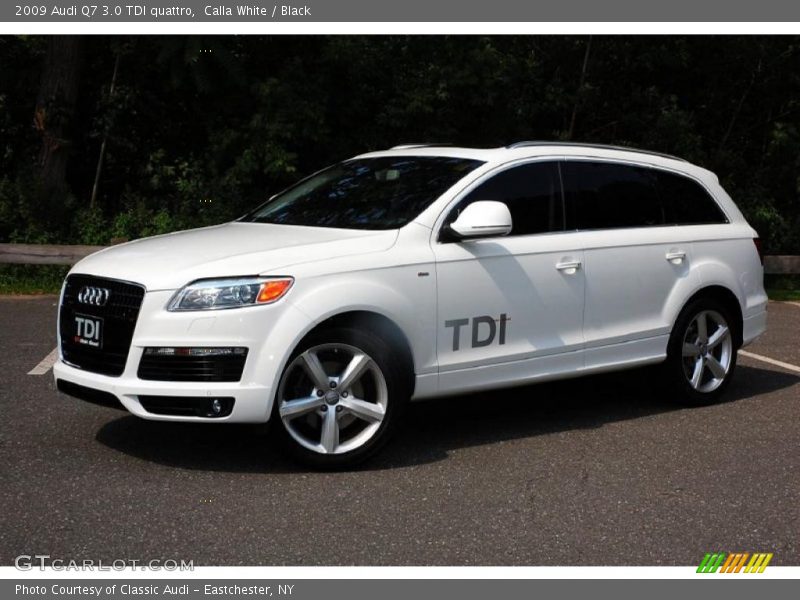 Calla White / Black 2009 Audi Q7 3.0 TDI quattro