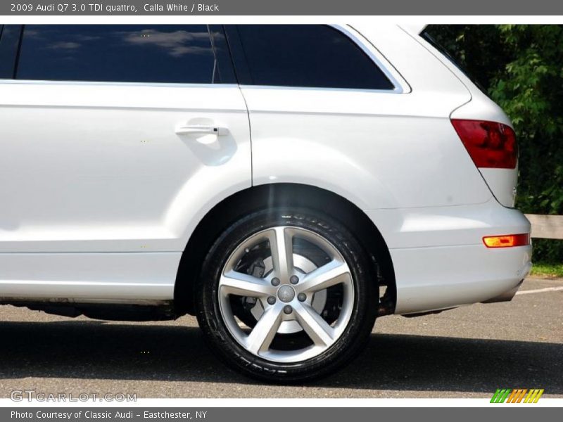 Calla White / Black 2009 Audi Q7 3.0 TDI quattro