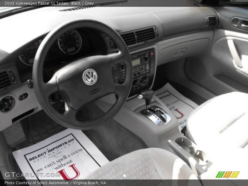 Black / Grey 2003 Volkswagen Passat GL Sedan