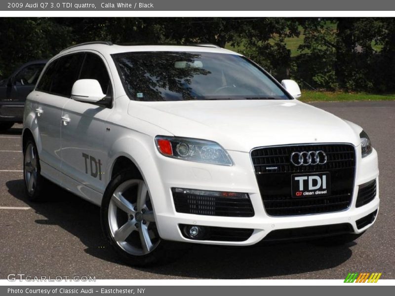 Calla White / Black 2009 Audi Q7 3.0 TDI quattro