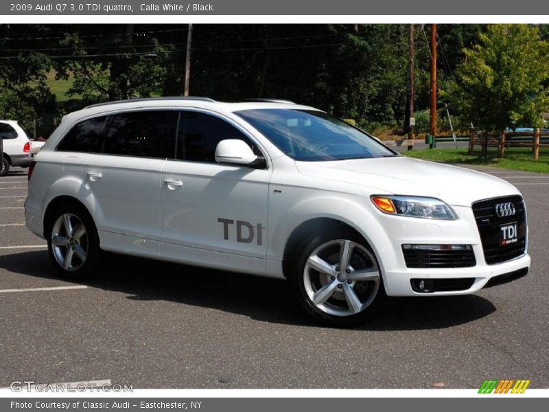 Calla White / Black 2009 Audi Q7 3.0 TDI quattro