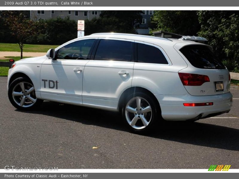 Calla White / Black 2009 Audi Q7 3.0 TDI quattro