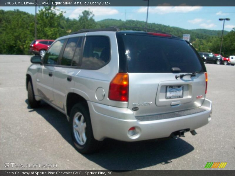 Liquid Silver Metallic / Ebony Black 2006 GMC Envoy SLE 4x4
