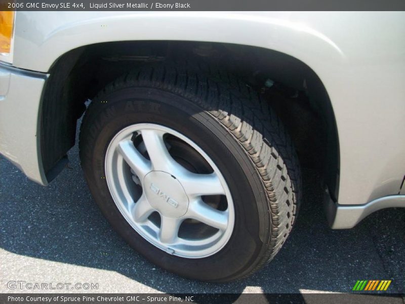 Liquid Silver Metallic / Ebony Black 2006 GMC Envoy SLE 4x4