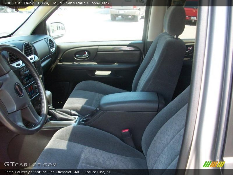 Liquid Silver Metallic / Ebony Black 2006 GMC Envoy SLE 4x4