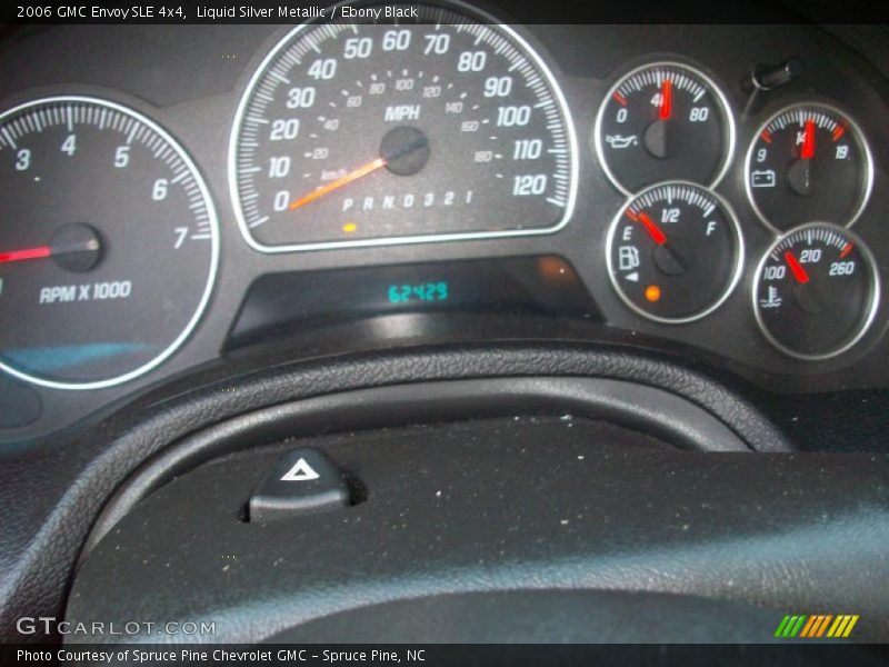 Liquid Silver Metallic / Ebony Black 2006 GMC Envoy SLE 4x4