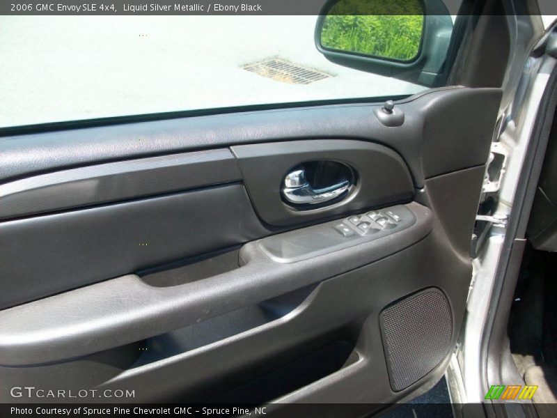 Liquid Silver Metallic / Ebony Black 2006 GMC Envoy SLE 4x4