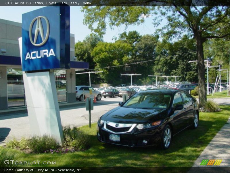 Crystal Black Pearl / Ebony 2010 Acura TSX Sedan