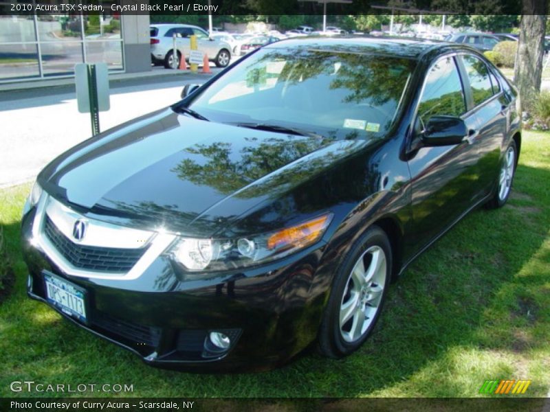 Crystal Black Pearl / Ebony 2010 Acura TSX Sedan