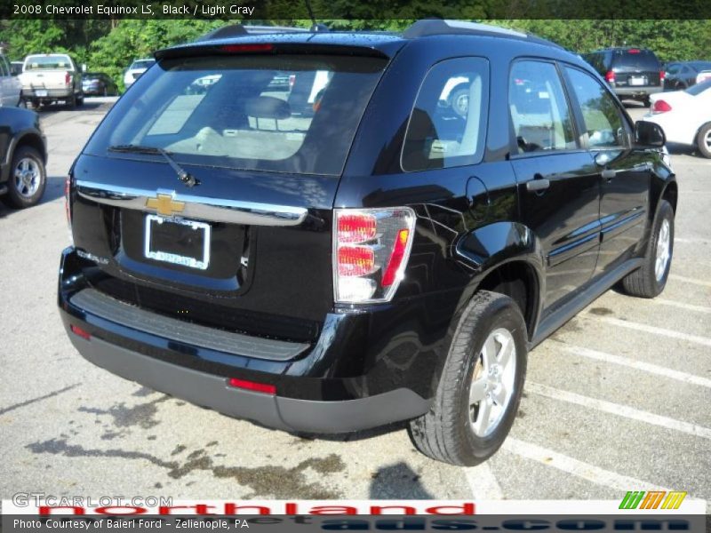 Black / Light Gray 2008 Chevrolet Equinox LS