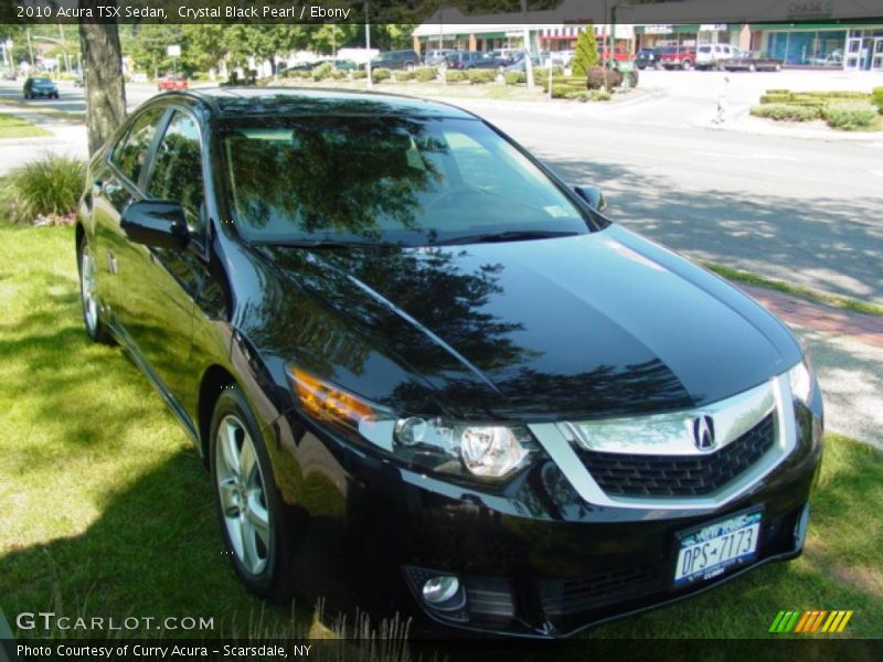 Crystal Black Pearl / Ebony 2010 Acura TSX Sedan