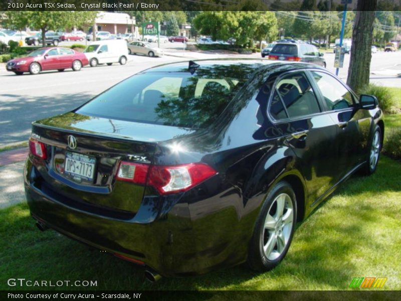 Crystal Black Pearl / Ebony 2010 Acura TSX Sedan