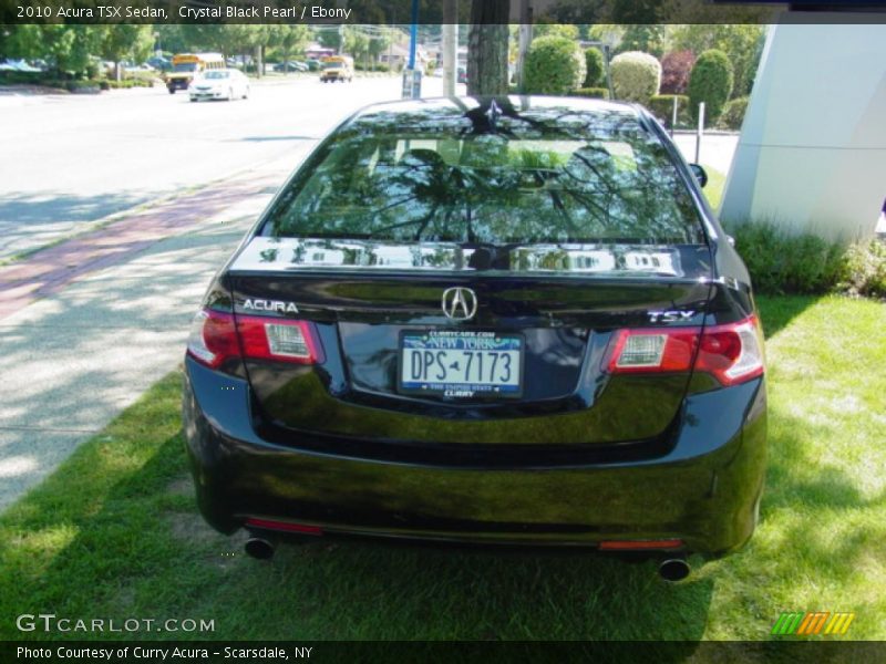 Crystal Black Pearl / Ebony 2010 Acura TSX Sedan