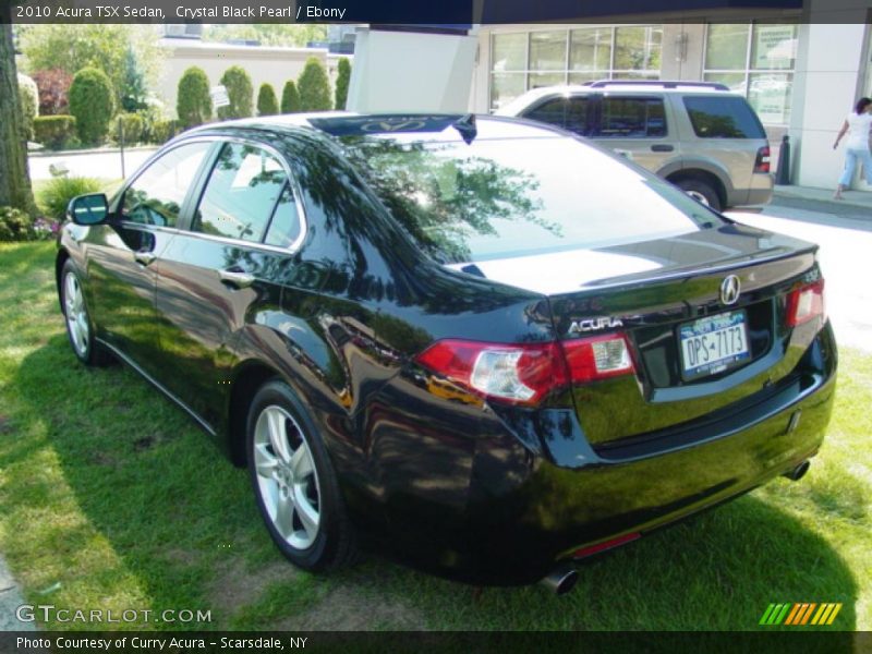 Crystal Black Pearl / Ebony 2010 Acura TSX Sedan